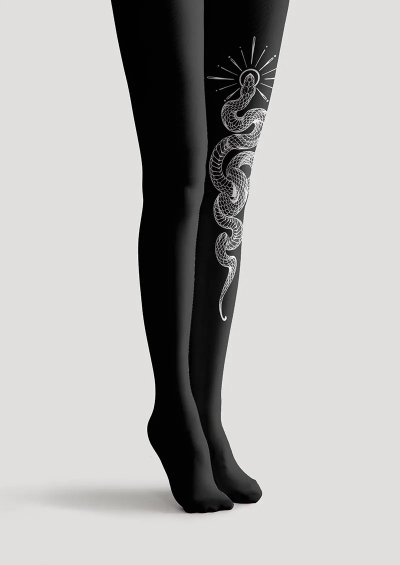 Viken Plan Bohemia Serpent Omen Tights Hosiery Pantyhose - Image 5