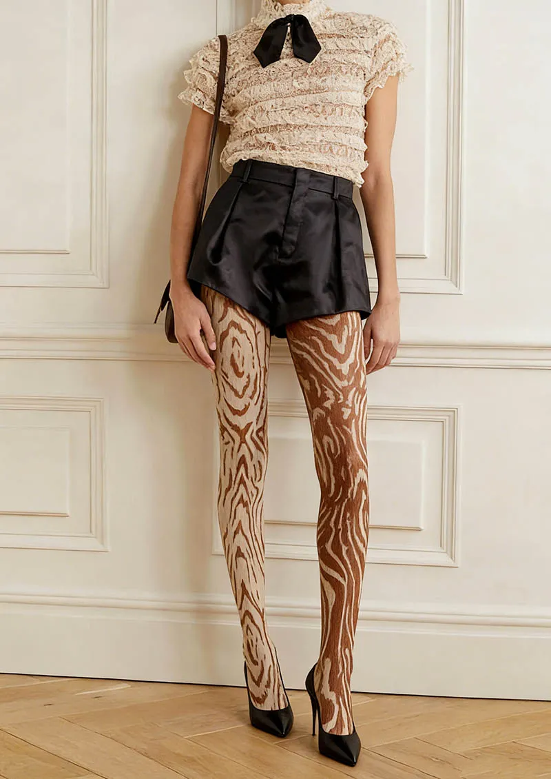 Viken Plan Snake Pattern Tights Hosiery Pantyhose - Image 2