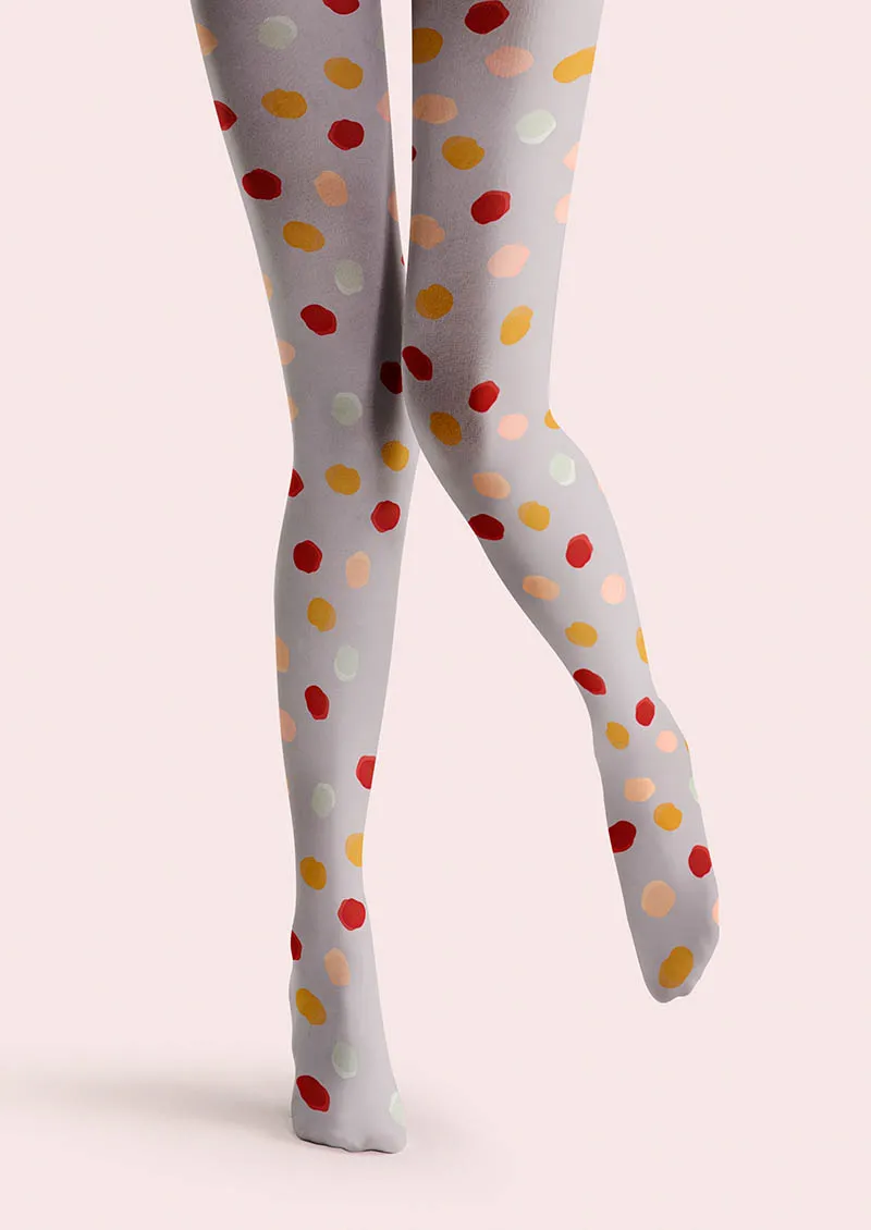 Viken Plan Soft Polka Tights Hosiery Pantyhose