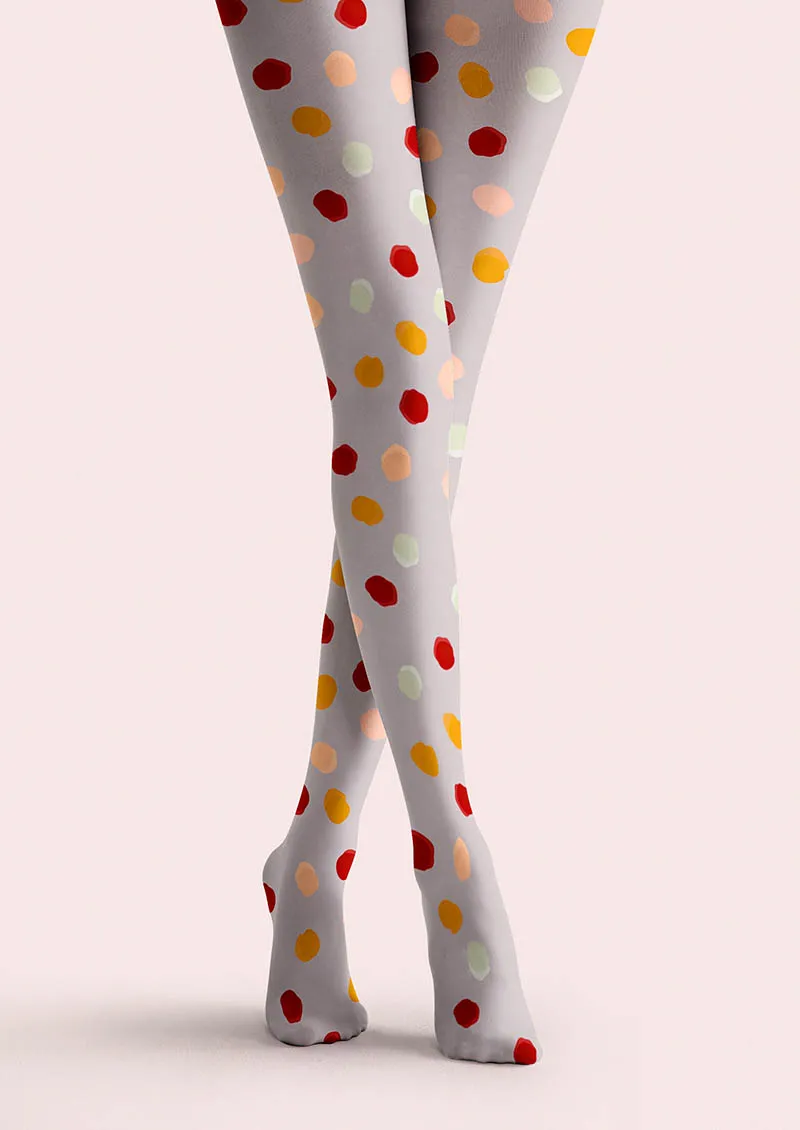 Viken Plan Soft Polka Tights Hosiery Pantyhose - Image 3