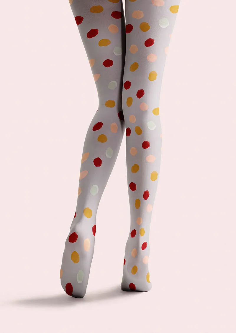 Viken Plan Soft Polka Tights Hosiery Pantyhose - Image 5