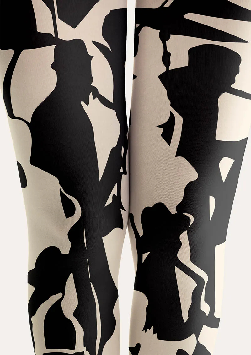 Viken Plan Musical elements Soundwave Mono Tights Hosiery Pantyhose - Image 3
