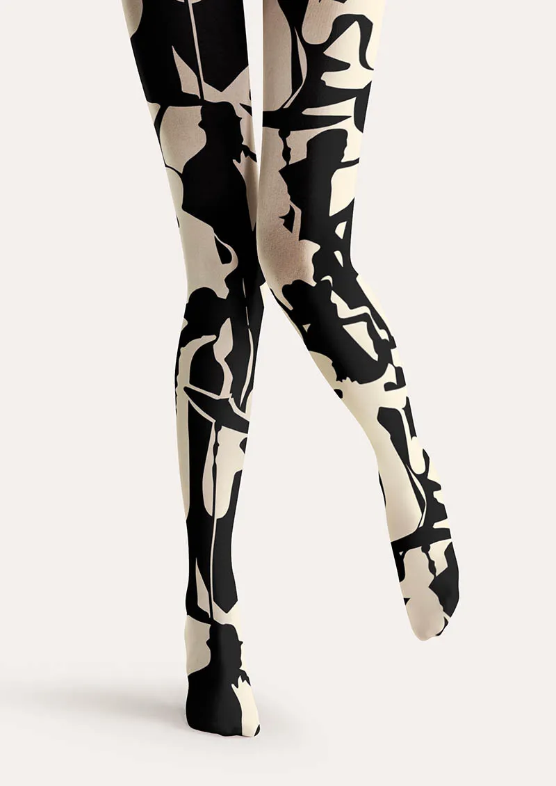 Viken Plan Musical elements Soundwave Mono Tights Hosiery Pantyhose - Image 4