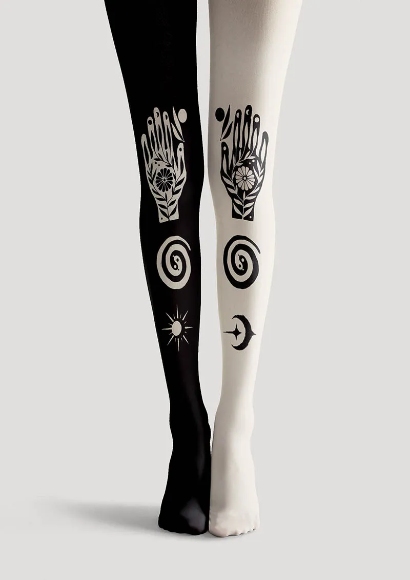 Viken Plan Bohemia Star Hand Omen Tights Hosiery Pantyhose - Image 3