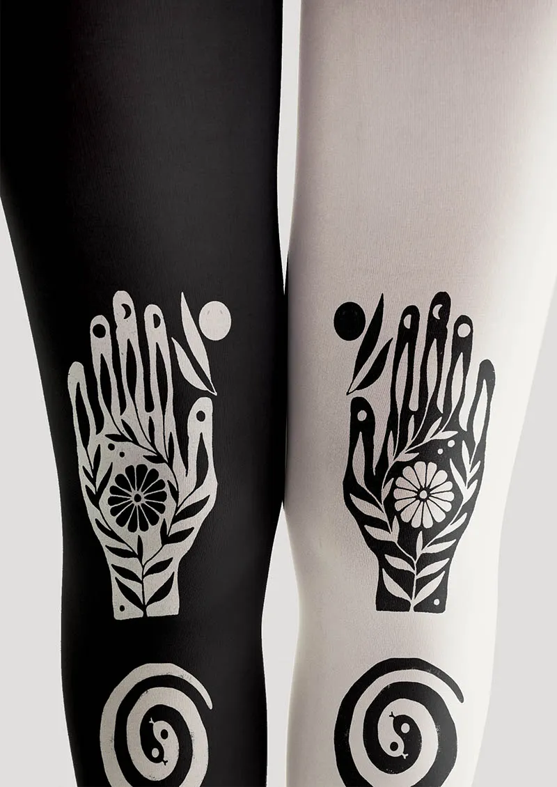 Viken Plan Bohemia Star Hand Omen Tights Hosiery Pantyhose - Image 4