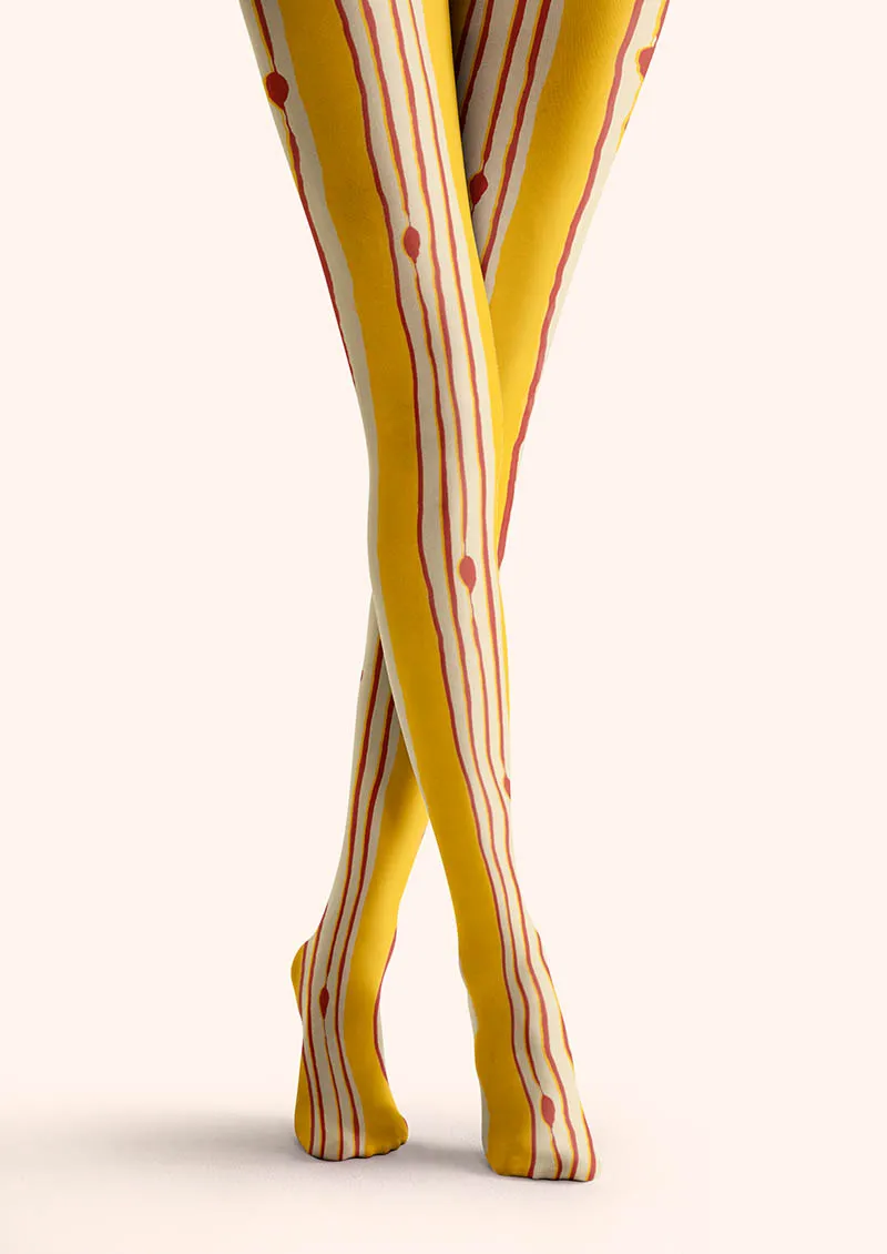 Viken Plan Sunline Stripes Tights Hosiery Pantyhose - Image 3