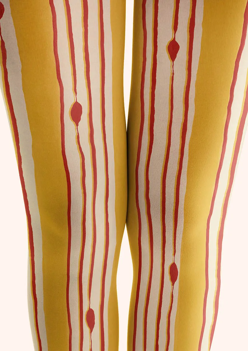 Viken Plan Sunline Stripes Tights Hosiery Pantyhose - Image 4