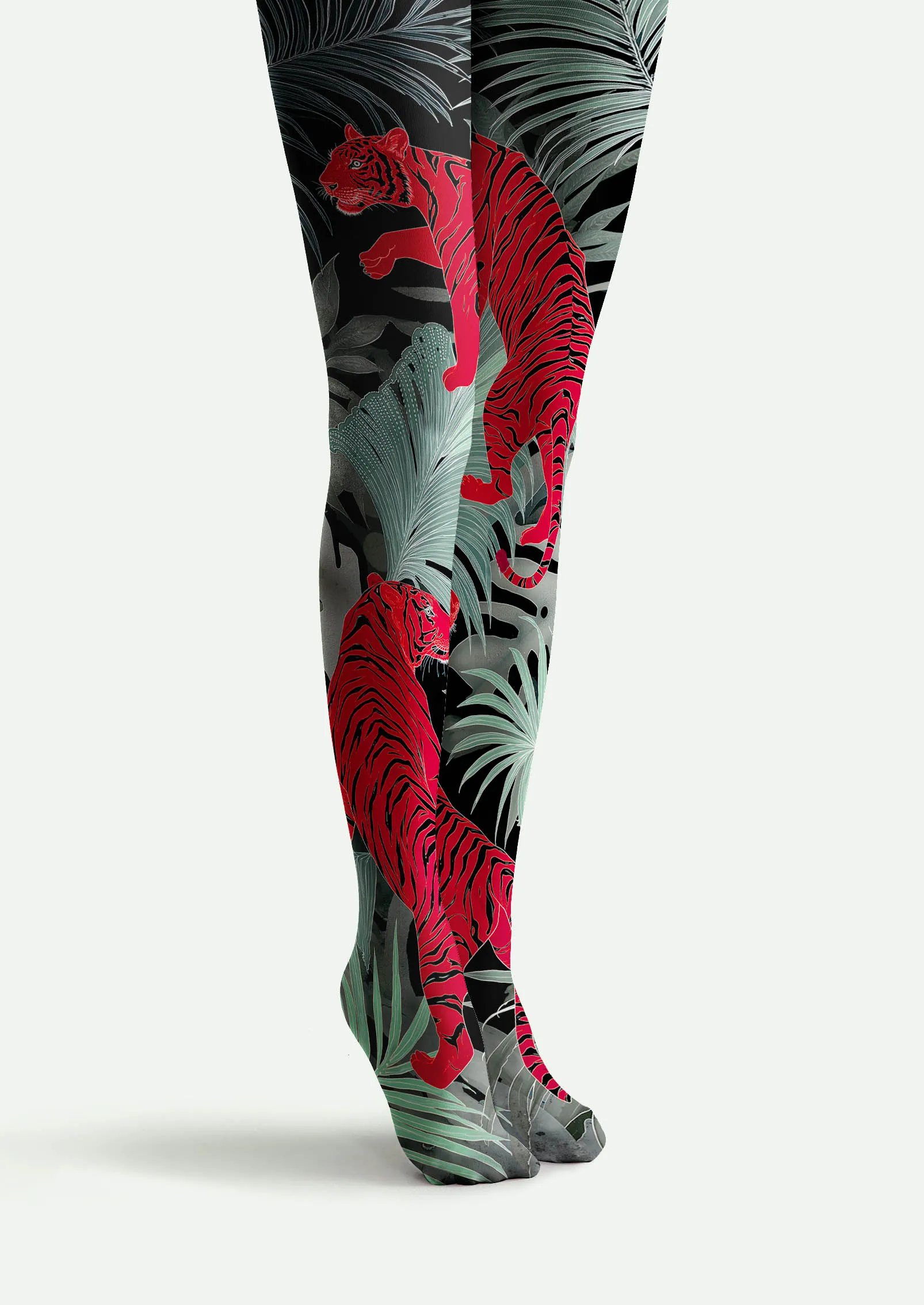 Viken Plan Art Print Tights Personality Pantyhose/Tights [Tiger Grove] - Image 3