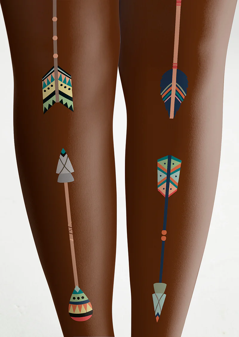 Viken Plan Arrow Tights Hosiery Pantyhose - Image 5