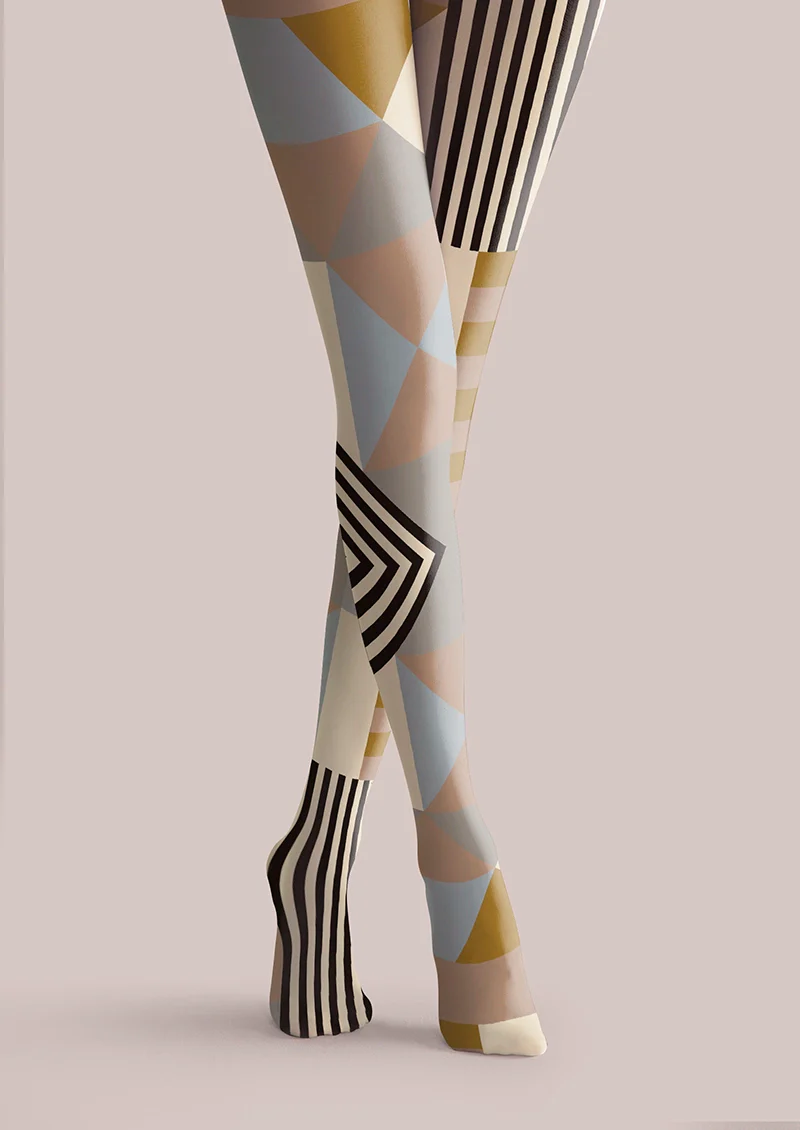 Viken Plan Bauhaus Steps Tights Hosiery Pantyhose - Image 3