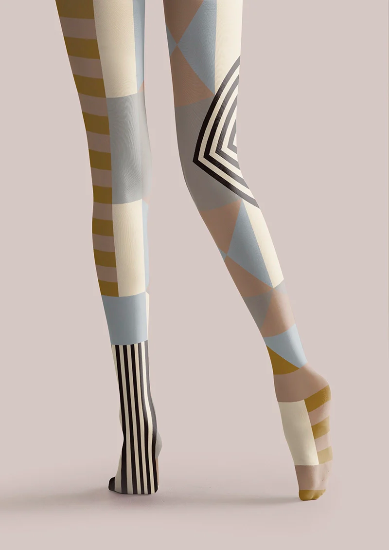 Viken Plan Bauhaus Steps Tights Hosiery Pantyhose - Image 4