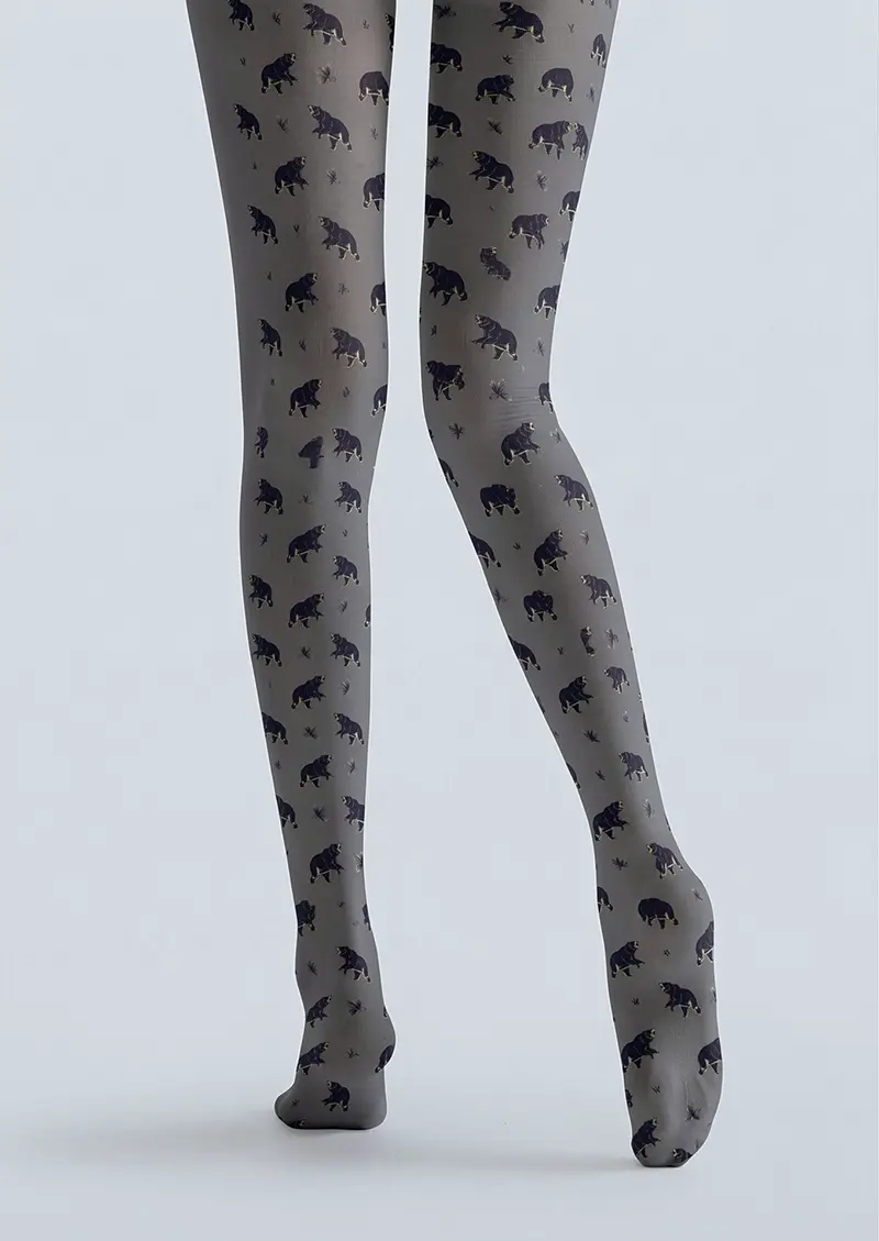Viken Plan bear Sigil Tights Hosiery Pantyhose - Image 4