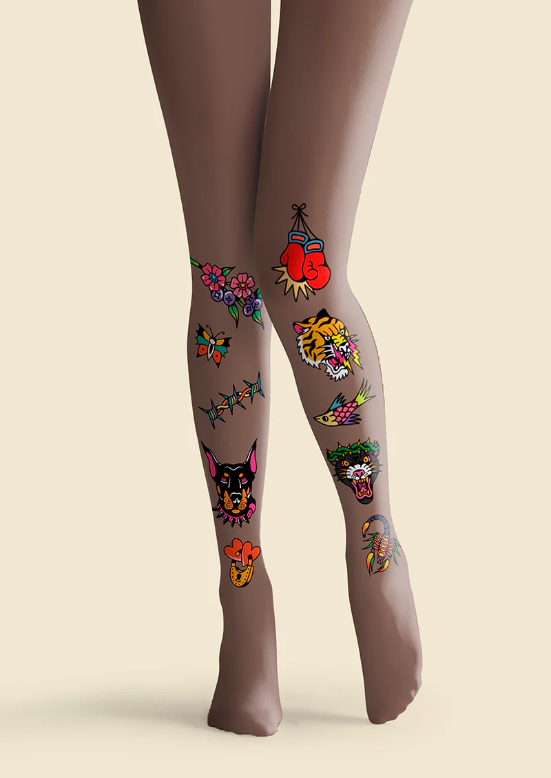 Viken Plan Beast Theater Tights Hosiery Pantyhose