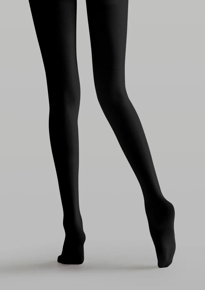 Viken Plan Black Abstract Graphic Tights Hosiery Pantyhose - Image 5