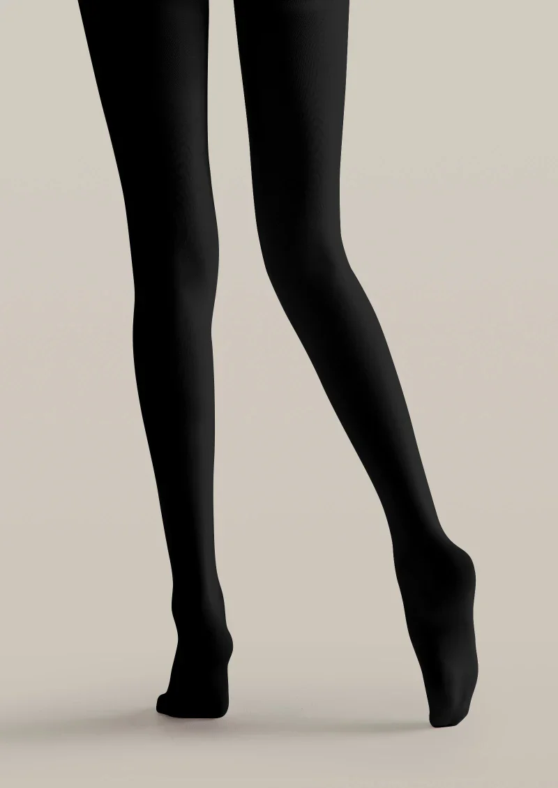 Viken Plan Black Butterfly Floral Tights Hosiery Pantyhose - Image 5