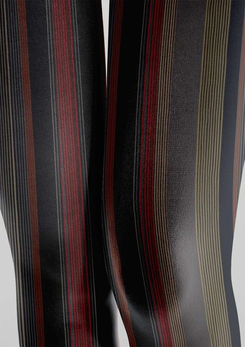 Viken Plan Black Texture Tights Hosiery Pantyhose - Image 3