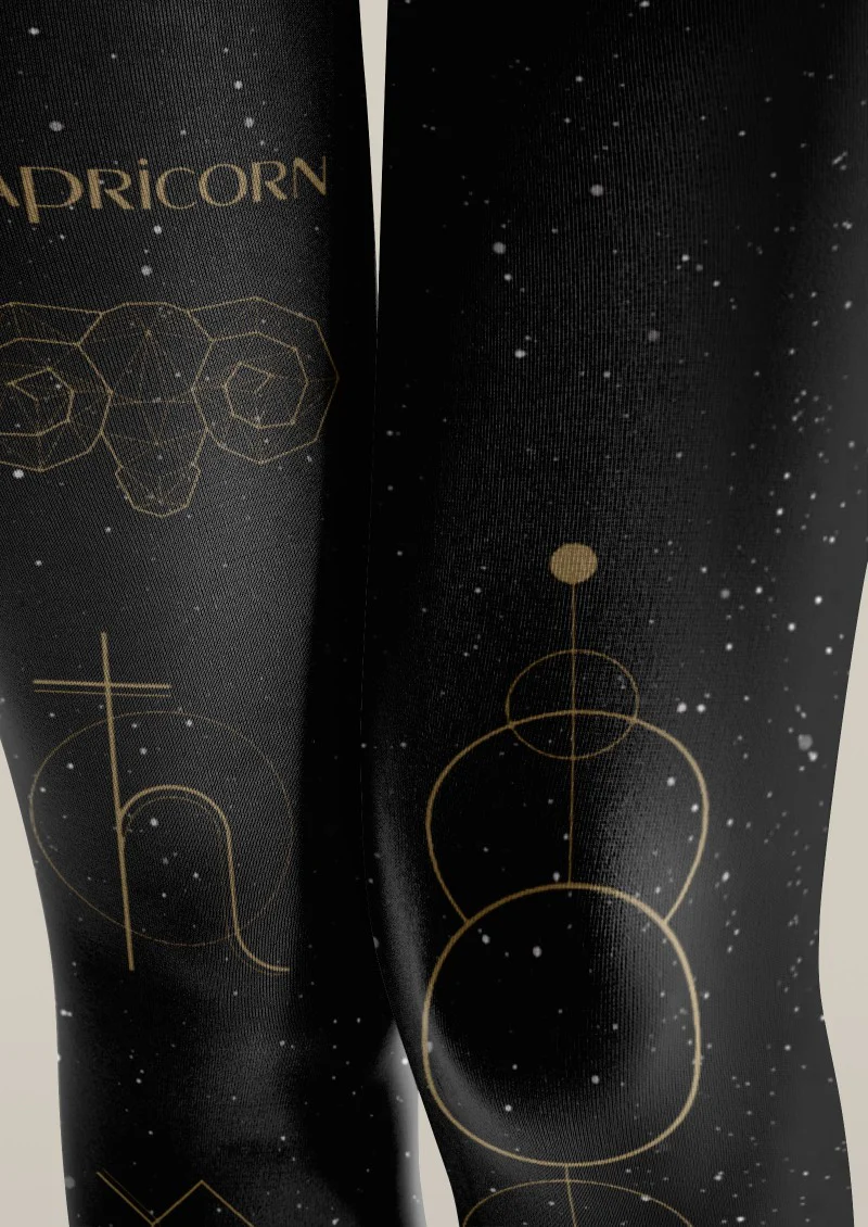 Viken Plan Capricorn Zodiac Tights Hosiery Pantyhose - Image 3