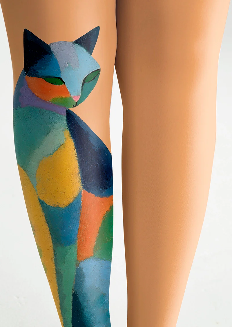 Viken Plan Cat’s Color Gamut Tights Hosiery Pantyhose - Image 5