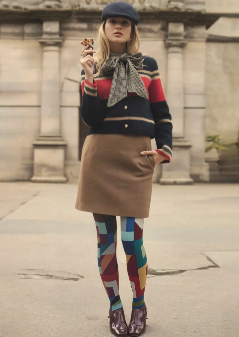 Viken Plan Chromatic Calculus Tights Hosiery Pantyhose - Image 2