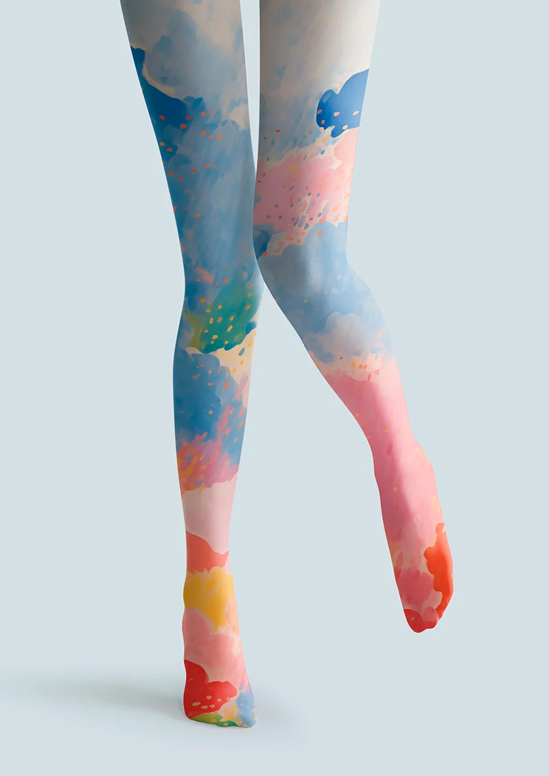 Viken Plan Chromatic Overflow Tights Hosiery Pantyhose