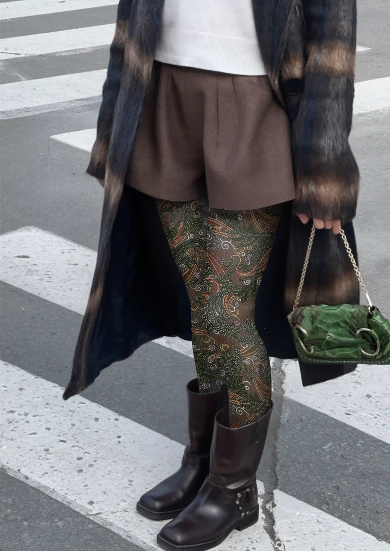 Viken Plan Classical Volute Tights Hosiery Pantyhose - Image 2