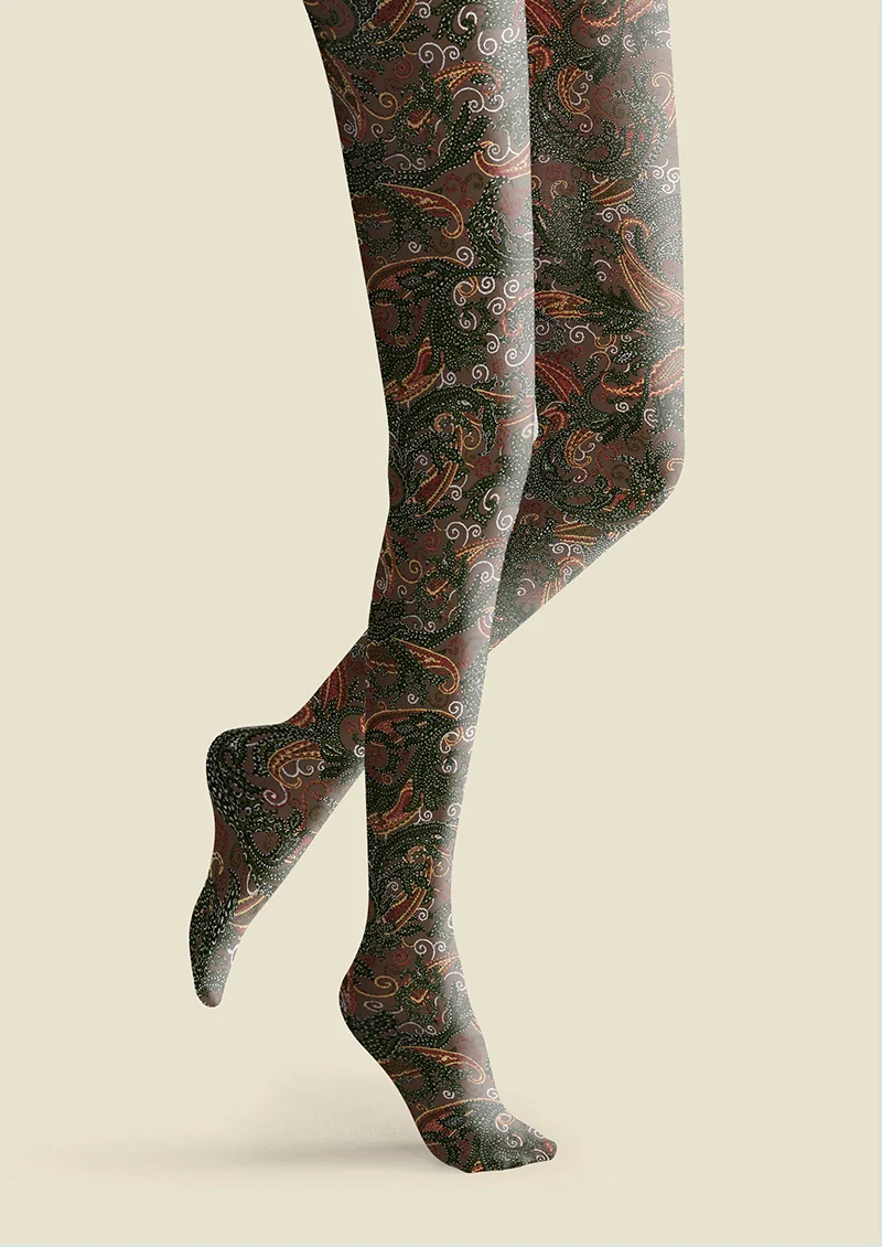 Viken Plan Classical Volute Tights Hosiery Pantyhose - Image 3