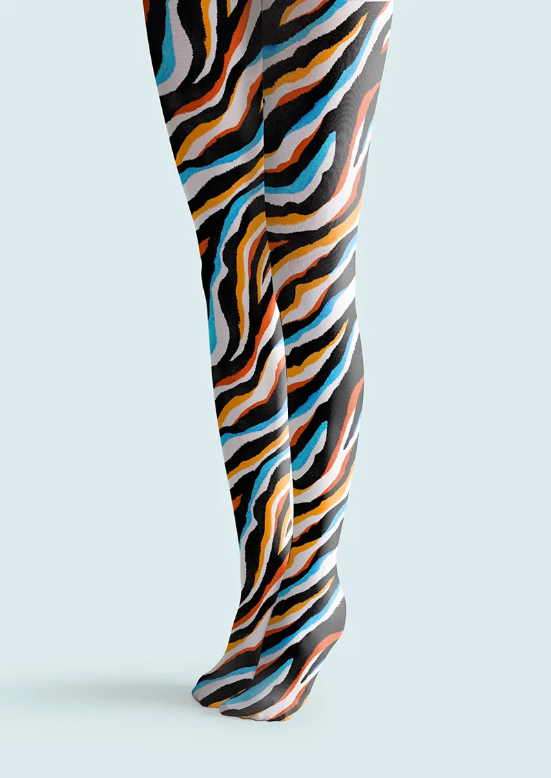 Viken Plan Color Spots Tights Hosiery Pantyhose