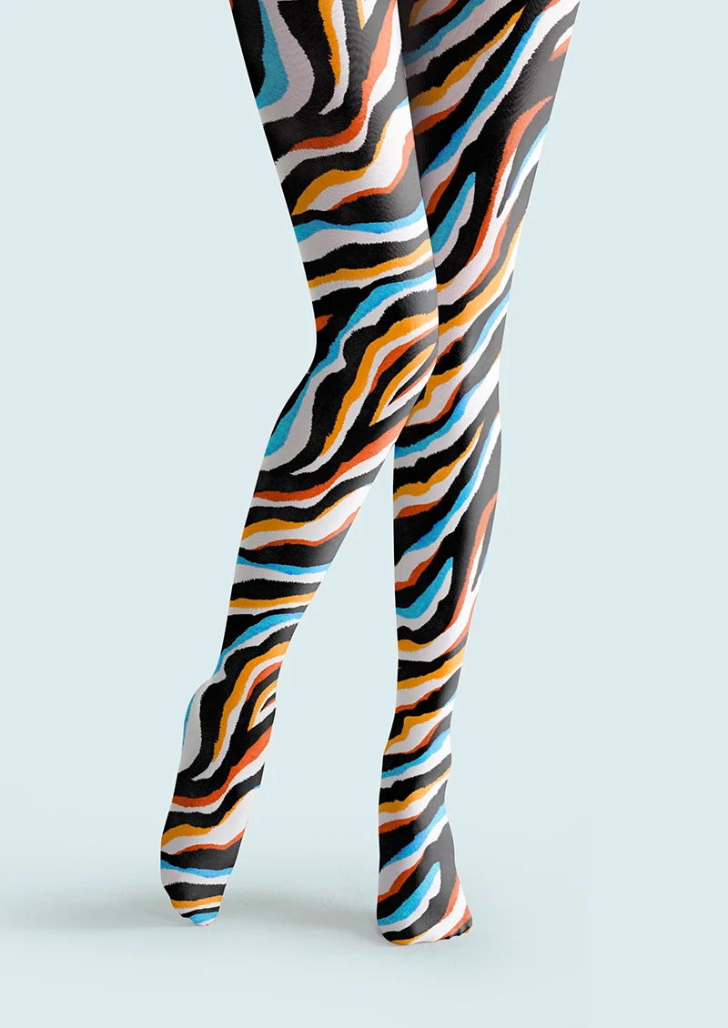 Viken Plan Color Spots Tights Hosiery Pantyhose - Image 3