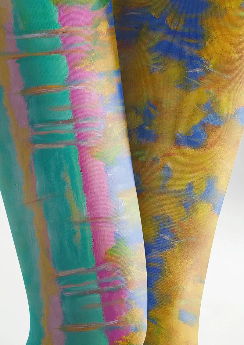 Viken Plan Colour Fantasy Landscape Tights Hosiery Pantyhose - Image 5