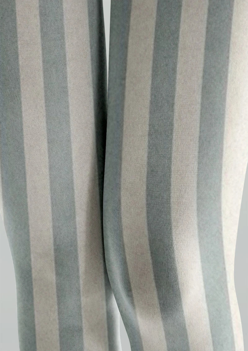 Viken Plan Cream Stripe Tights Hosiery Pantyhose - Image 4