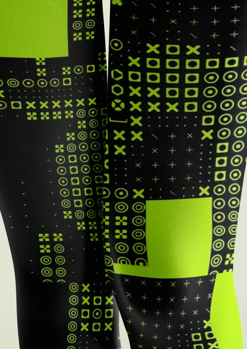 Viken Plan Cyberpunk Block Tights Hosiery Pantyhose - Image 5