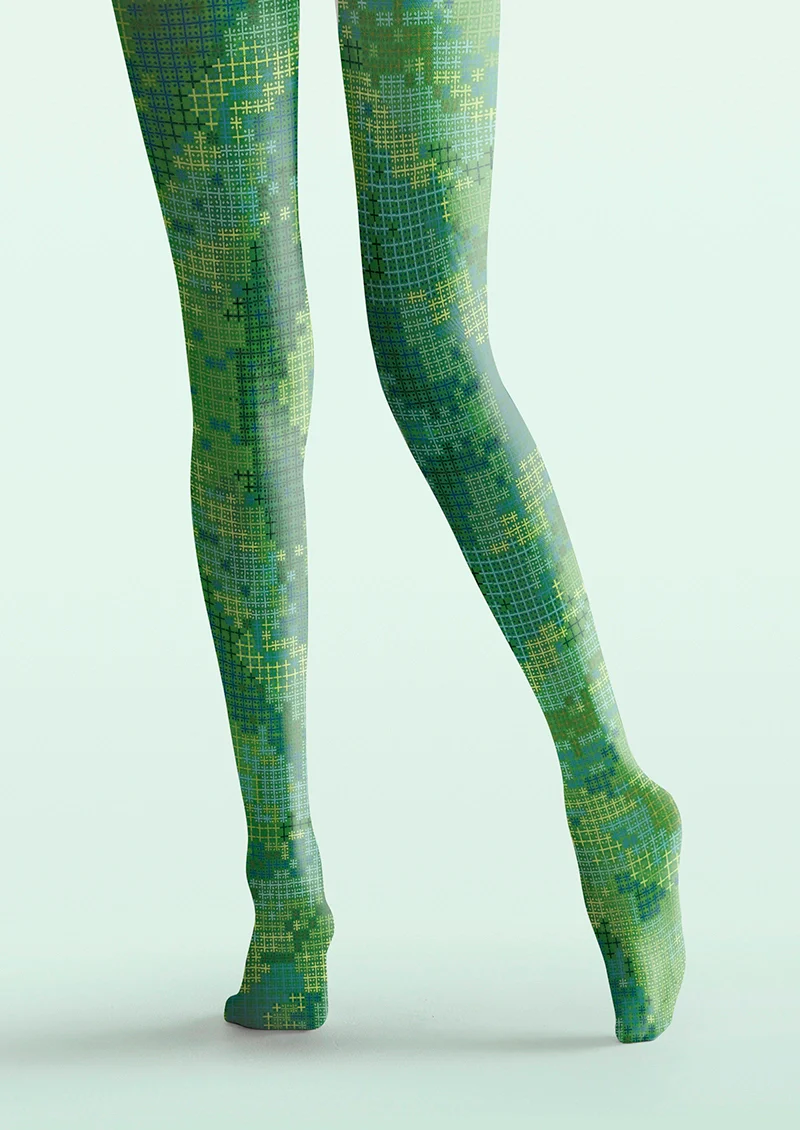 Viken Plan Digital Forest Hosiery Pantyhose - Image 4