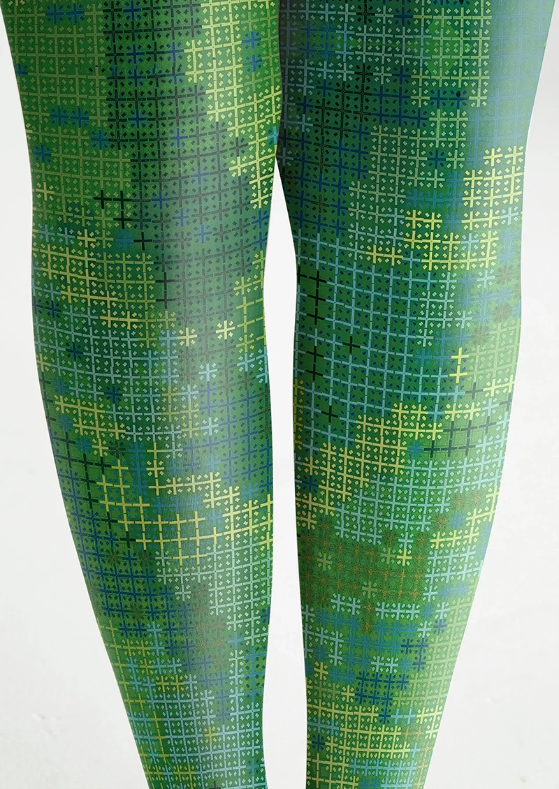 Viken Plan Digital Forest Hosiery Pantyhose - Image 5