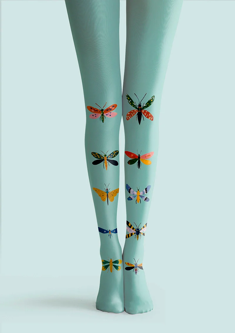 Viken Plan Dream Butterfly Return Tights Hosiery Pantyhose