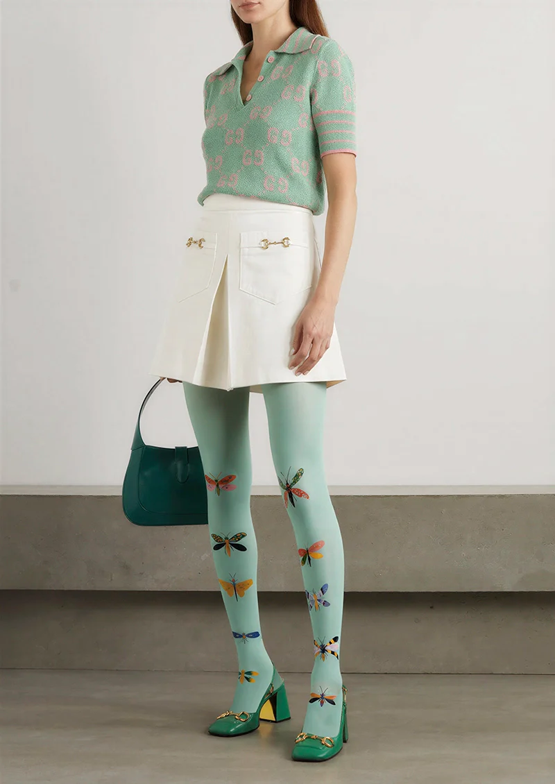 Viken Plan Dream Butterfly Return Tights Hosiery Pantyhose - Image 2
