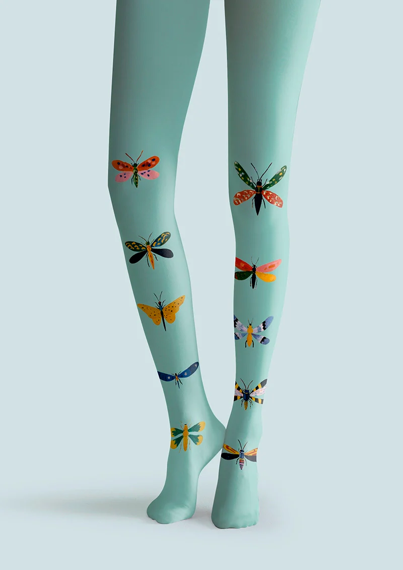 Viken Plan Dream Butterfly Return Tights Hosiery Pantyhose - Image 3