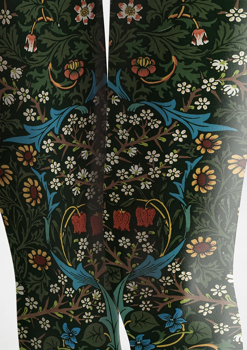 Viken Plan William Morris Florals Tights Hosiery Pantyhose - Image 5