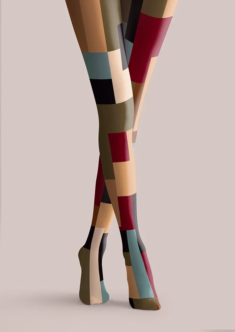 Viken Plan Dusted Palette Tights Hosiery Pantyhose - Image 3