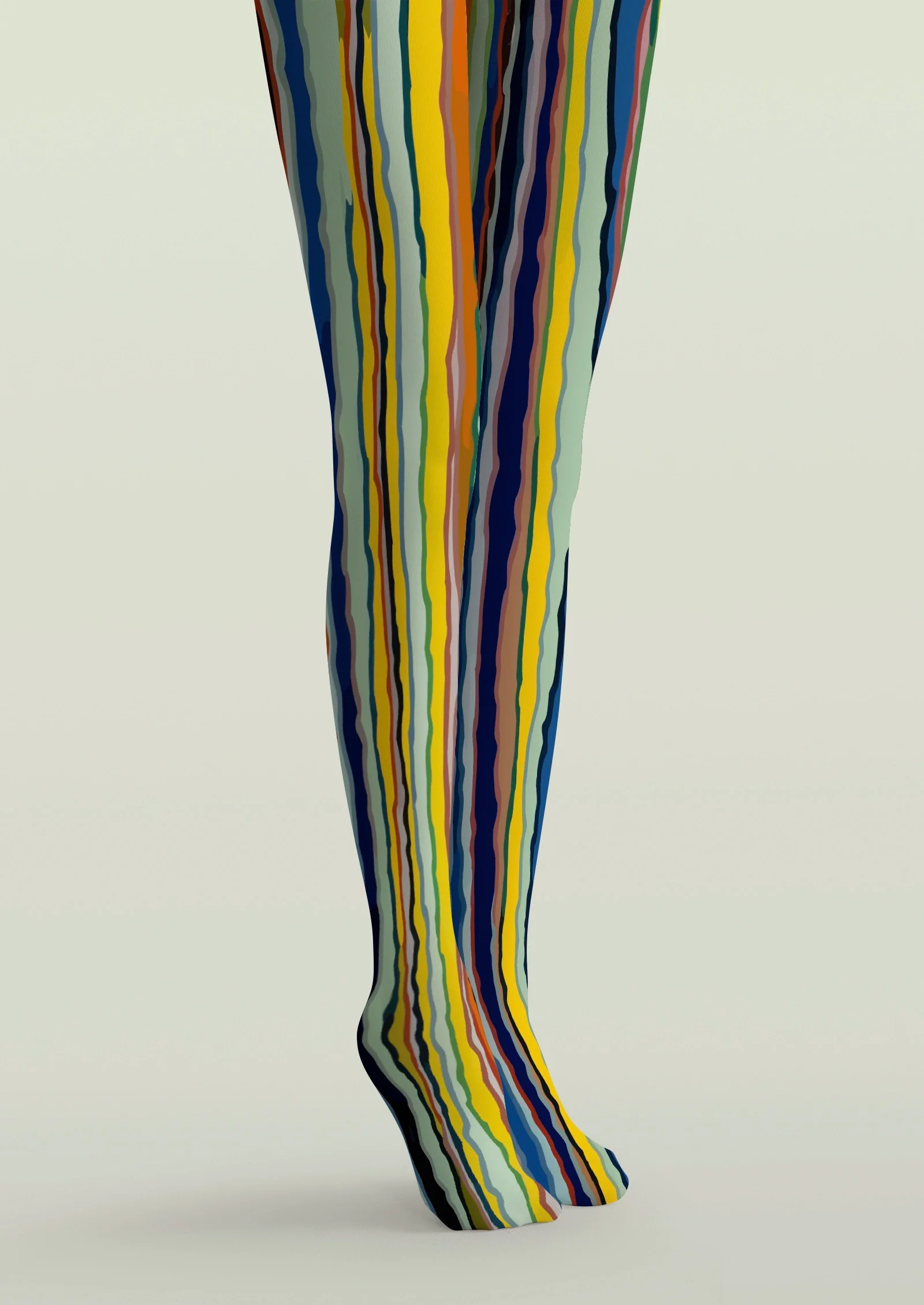 Viken Plan Dyed Stripes Tights Hosiery Pantyhose - Image 3