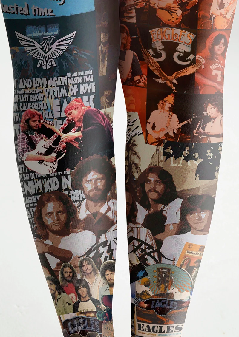 Viken Plan Eagles Band Tights Hosiery Pantyhose - Image 5