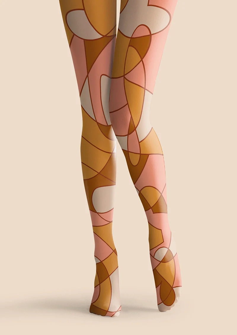Viken Plan Elegant Refactoring Checked Tights Hosiery Pantyhose