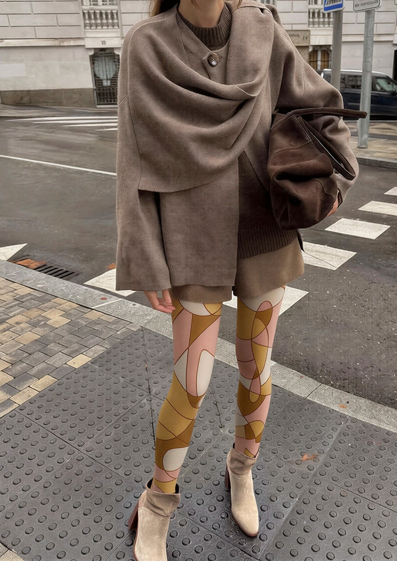 Viken Plan Elegant Refactoring Checked Tights Hosiery Pantyhose - Image 2