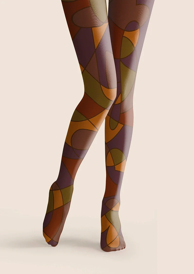 Viken Plan Emberground Tights Hosiery Pantyhose