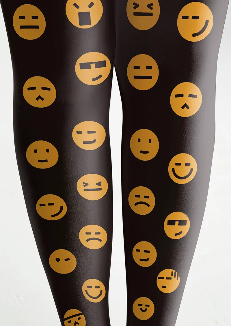 Viken Plan emoji Polka Dots Tights Hosiery Pantyhose - Image 5