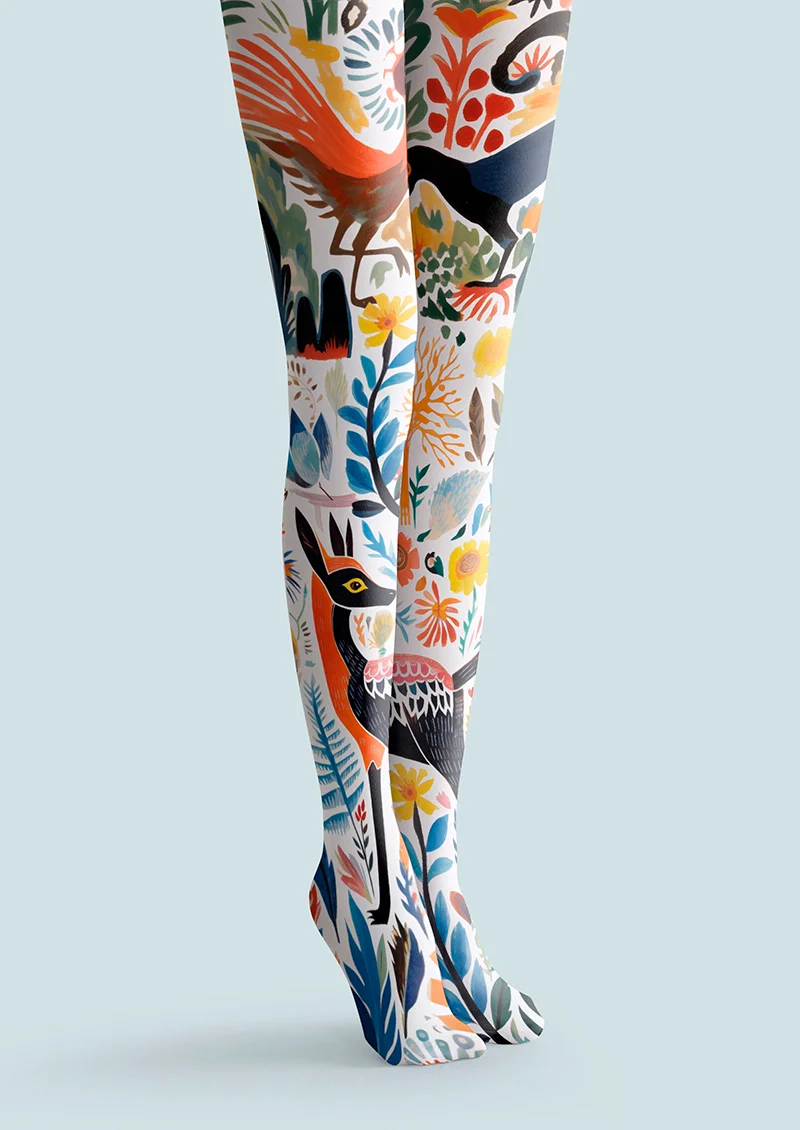 Viken Plan Fantasy Forest Tights Hosiery Pantyhose - Image 3