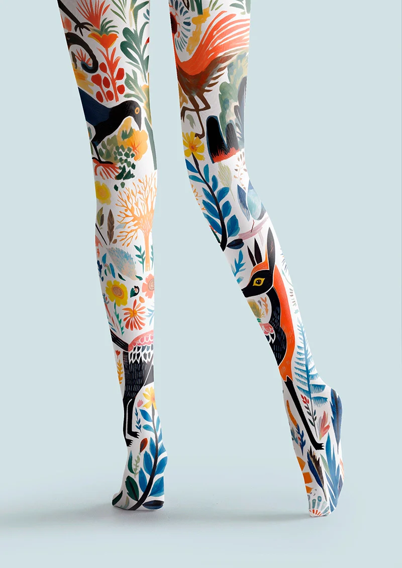 Viken Plan Fantasy Forest Tights Hosiery Pantyhose - Image 4