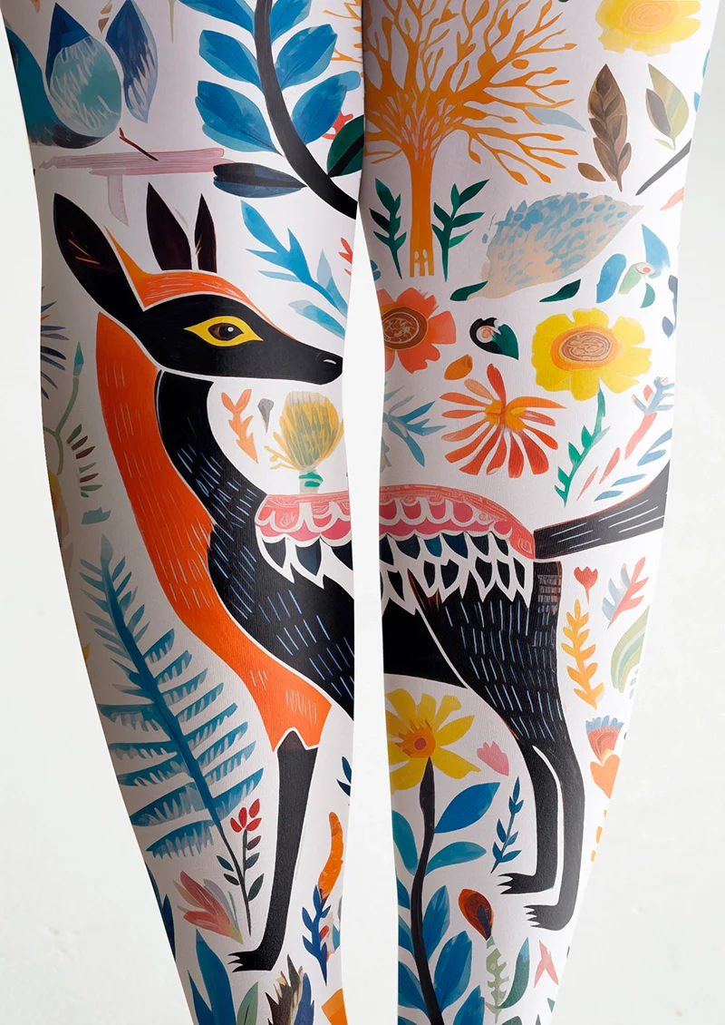 Viken Plan Fantasy Forest Tights Hosiery Pantyhose - Image 5