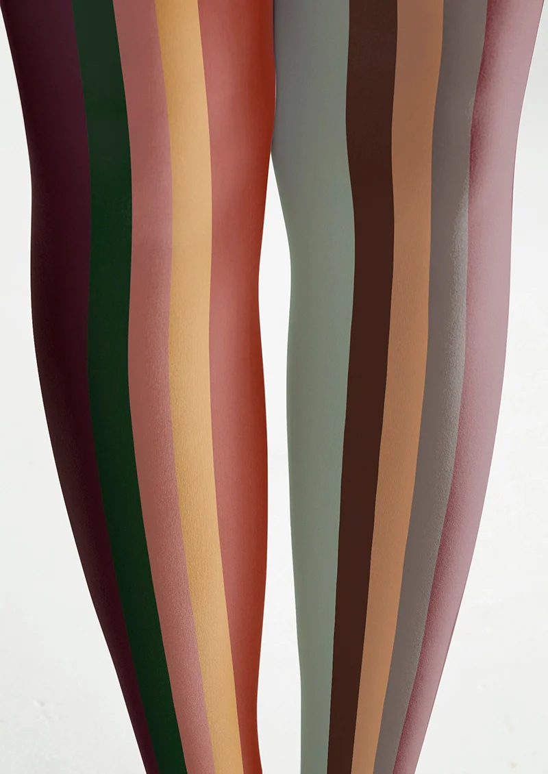 Viken Plan Filmstrip stripes Tights Hosiery Pantyhose - Image 5