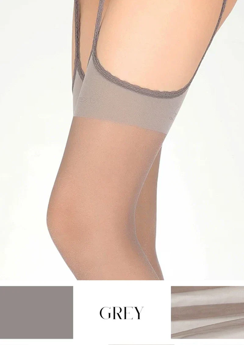Viken Plan Four-Way Open-Crotch Lace Cut-Out Suspender Pantyhose Tights Hosiery - Image 9