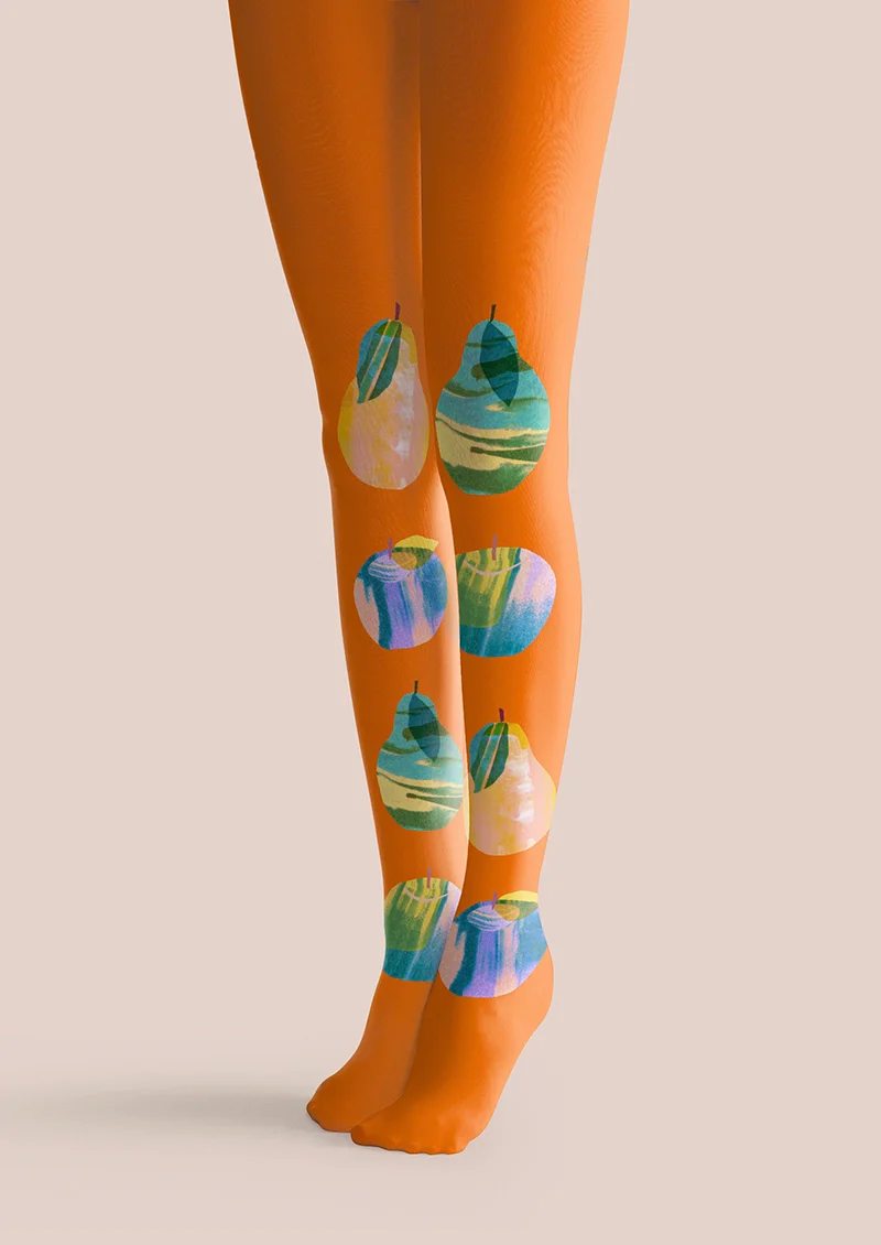 Viken Plan Fruit Palette Tights Hosiery Pantyhose - Image 3